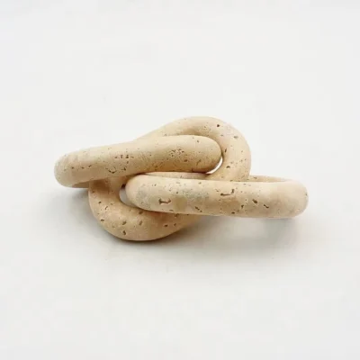 Travertine Chain Ornament - Image 3