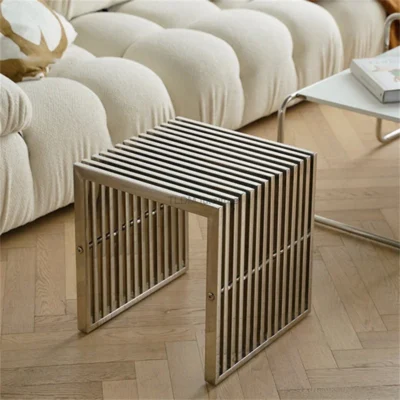 Stripe Steel Bench - Image 2